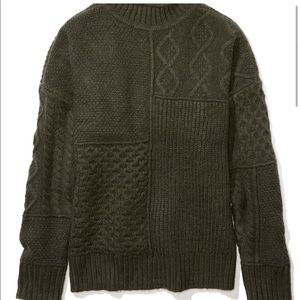 AE Soft & Cozy Mixed Stitch Sweater - Brand New - Size Small